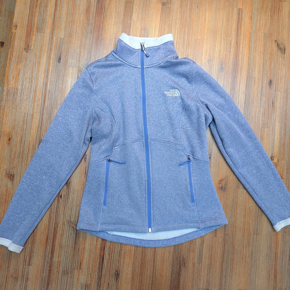 The North Face Womens S Lightweight Zip Up Jacket With Pockets Purple